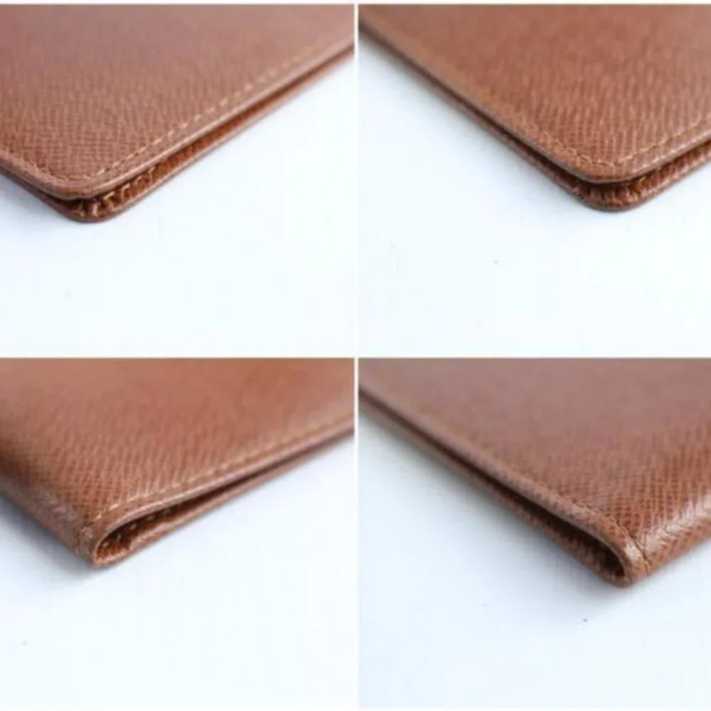 Louis Vuitton Brown Taiga Id Holder Wallet Case